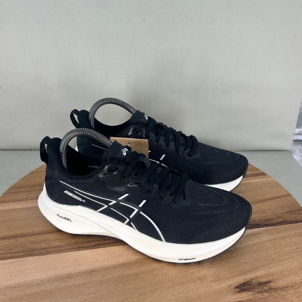 Asics GT-2000 13 Womens Running Shoes Black White 1012B666 Size 7.5